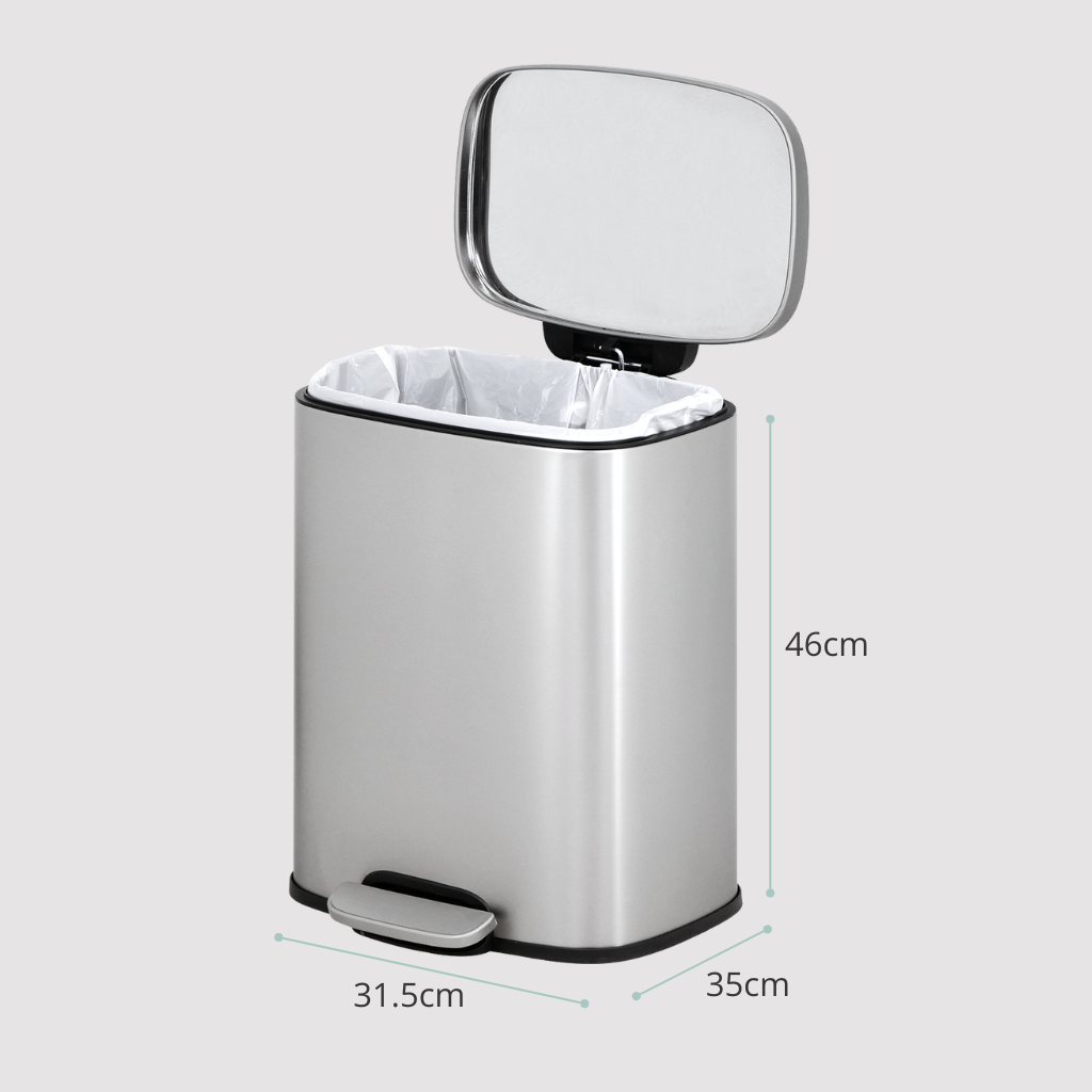 20L Pedal Recycling Bin - Vidacharmy