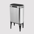 Bote de basura de 35L con tapa táctil, patas elevadas y diseño moderno de Vidacharmy, ideal para cocinas y oficinas.