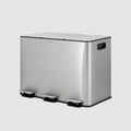 3x15L Pedal Recycling Bin - Vidacharmy