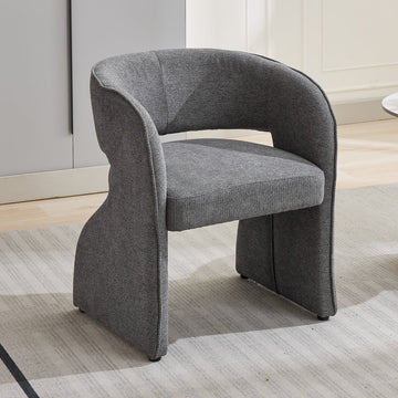 Sillón Individual Gris Tapizado | Sofá Pequeño, Tela Resistente