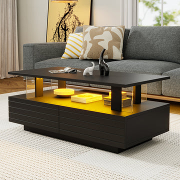 Sofá LED con Bluetooth y control de aplicaciones | Rechteckig, Acryl, Aufbewahrung 