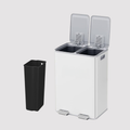 2x30L Pedal Recycling Bin - Vidacharmy